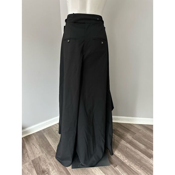 A.W.A.K.E Mode Asymmetrical Ruffle Maxi Skirt Size FR 34 / US 2 $1560 - Picture 10 of 14